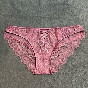 Victoria’s Secret Lace and Satin Trim Cheekini Panty